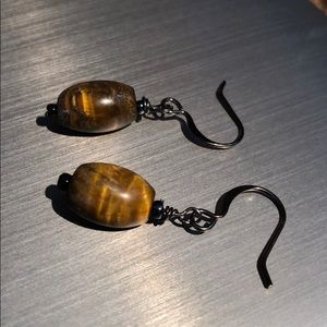 🥰Tigereye Barrel Earrings